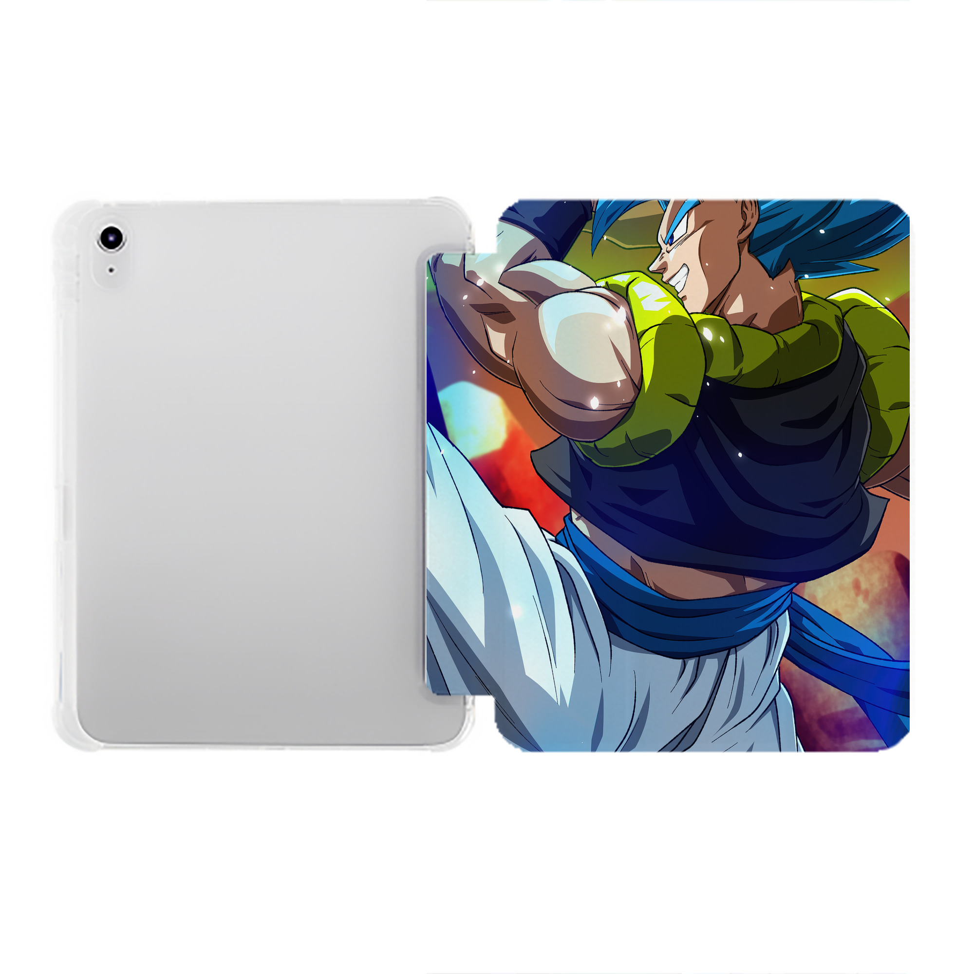 （画像用） ドラゴンボール DRAGON BALL IPad ケース ペン収納付き 三つ折りスタンド PUレザー×シリコン 対応機種9.5/10.5/10.9インチ